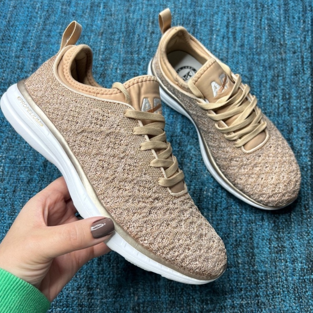 APL Techloom Phantom Sneakers in Rose Gold